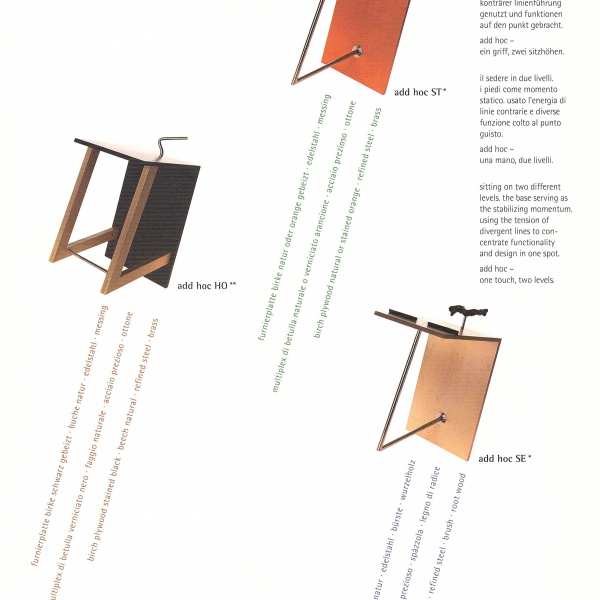 radix | add hoc | Hocker – Flyer 1994 Rückseite